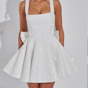 Dorothy Mini Dress - Ivory